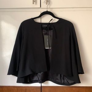 New with tags! Black Zara cape.